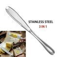 thumbnail image 2 of Stainless Steel Butter Cutter Cream Cutter Spreaders Bread Jam Kitchen Utensils Cutlery, 2 of 7
