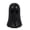 Black, variant on Paper Mache Ghost Halloween Decoration,DIY-Friendly Tabletop Decor,Small Little Resin Ghost Figurine,Eco-Friendly Decorative Craft for Halloween Party Favors Dollhouse Collectible(4x2.6")(Coffee)