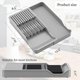 thumbnail image 5 of Knife Holder, Drawer Knife Block Holder with Expandable Cutlery Tray, 5 of 5