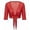 A-Red1256, variant on XIAOCHA Tie-Front Cropped Shrug for Women Three-Quarter-Sleeve Everyday Casual Cover-Ups