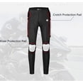thumbnail image 3 of Pantalón XINNI negro para montar en moto para adulto, 3 of 6