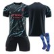 thumbnail image 1 of 23-24 Manchester City second away no 9 Harland shirt 17 De Bruyne 47 Foden football kit no number no number 24, 1 of 5