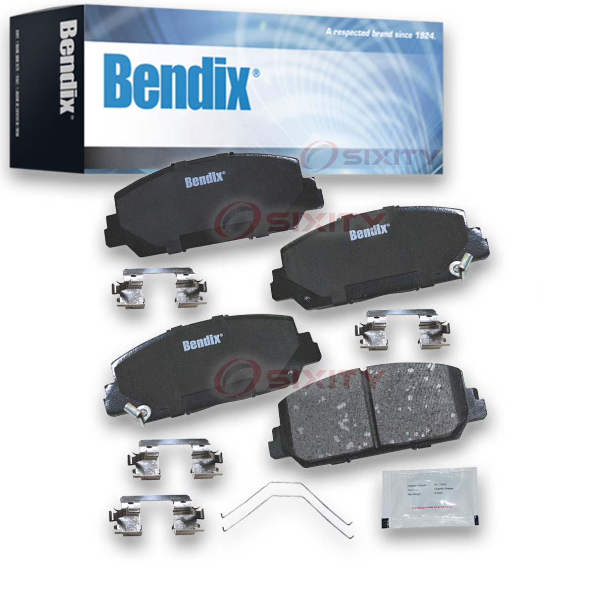 Bendix Brakes Disc Brake Pad Set Fits select: 2016 HONDA ACCORD SPORT, 2013-2018 ACURA RDX