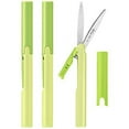 thumbnail image 2 of PLUS Pen Style Compact Twiggy Scissors with Cover 3-Pack Green, 2 of 2
