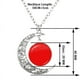 thumbnail image 3 of New Personalized Custom Moon Pendant Necklace Glass Cabochon Pendants Round Jewelry Mum Dad Baby Grandpa Parents Custom Gifts, 3 of 5