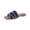 Blue/Light Blue, variant on Womens Lileen Woven Slip On Slide Sandals