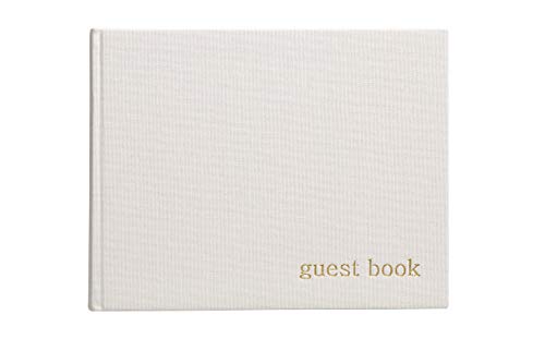 Pearhead Baby Shower Guest Book, Gender Neutral Baby Shower Guest Signature  Book, Ivory Linen with Gold Print - Walmart.com