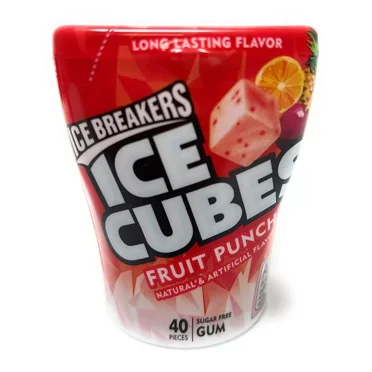 ICE CUBES, Fruit Punch, Sugar Free, 40 Pieces (3 Pack) Limited Time