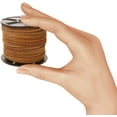 thumbnail image 4 of The Beadsmith Real Suede Lace – Camel Color – 3mm Spool – 25 Yards/22.86 Meters – Ideal for Small Beads, Garment Trim, Tiny Eyelets, Jewelry Making and Indian Lore Projects, 4 of 8
