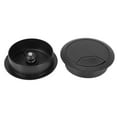 thumbnail image 4 of 20 Pcs Round Plastic Computer Desk Cable Grommet Hole Cover 50mm Black, 4 of 7