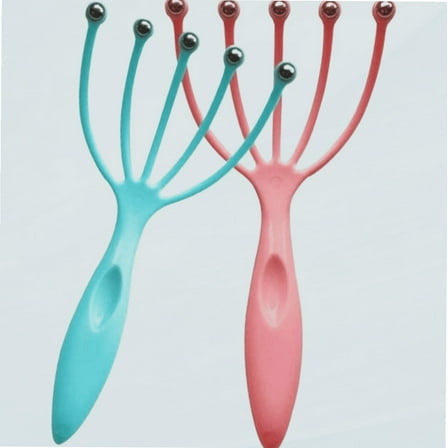 Scalp Massager, Handheld Head Massager Scalp Stress Relax, Tingler Head Massager for Hair Growth Stimulator, 2-Pack