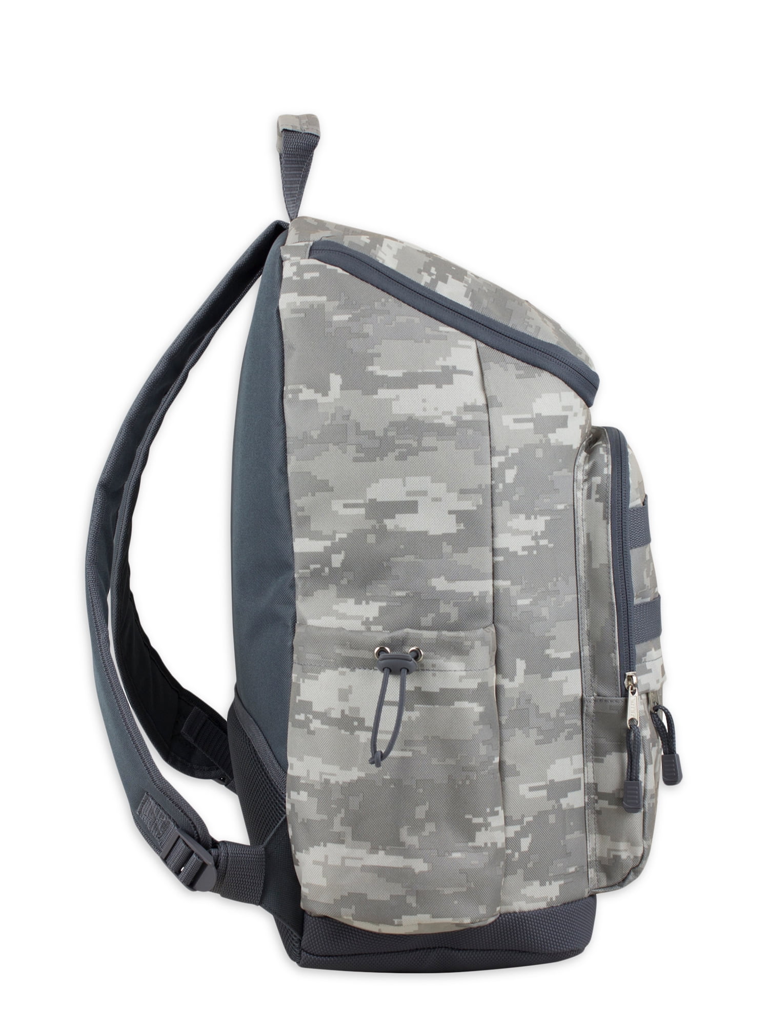 Fuel Unisex Outdoor Cargo Top Loading Backpack, Gray Static Camouflage