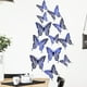 thumbnail image 5 of Decoración colorida para el hogar Naiovety Mariposas simuladas pegatinas coloridas LK12 azul, 5 of 6