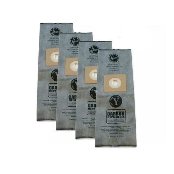 Replacement Part For Hoover Y Charcoal Vacuum Cleaner 4PK Paper Bag # 902481001