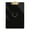 Gold, variant on 12.5x9 Inch Acrylic Clipboard with Metal Clip – Single-Sided Print & Retractable Hook，Black Smiley Face