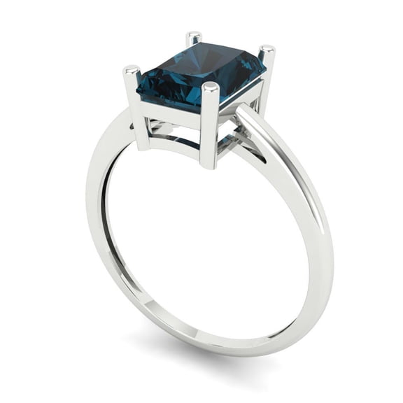 1.05ct Round Cut Blue Turquoise 18k Pink Rose Gold Engraving Statement Bridal Wedding Designer Ring Size 3.75