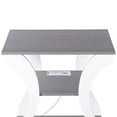 thumbnail image 2 of ZENSTYLE 2 Pcs Side Table 3 Tier End Table with Charging Station Nightstand with USB Storage Shelf Gray, 2 of 9