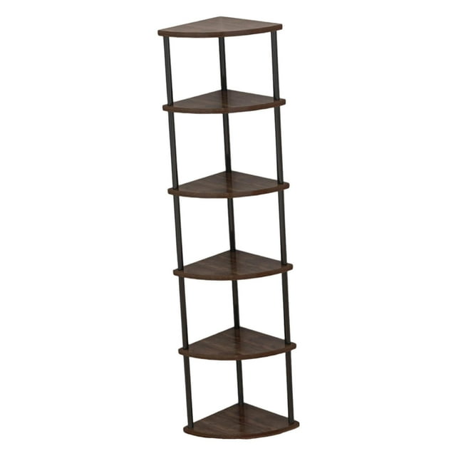 DOLITY Corner Shelf Corner Display Shelf Durability Frees Standing Easy to Install Storage Rack Multipurpose for Kitchen Office Home 152cm