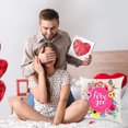 thumbnail image 1 of Up to 65% Off SMihono 1PC Home Valentine's Day Pillowcase Decorative Pillow Case Creative Pillow Case, 1 of 4