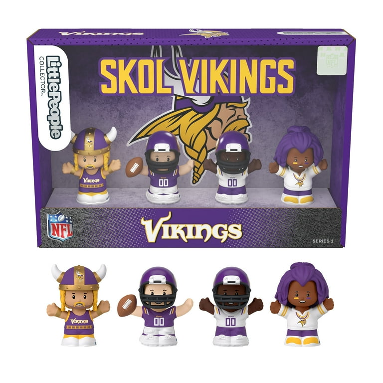 Fisher Price Little People Minnesota Vikings Four Piece NFL Collector Set