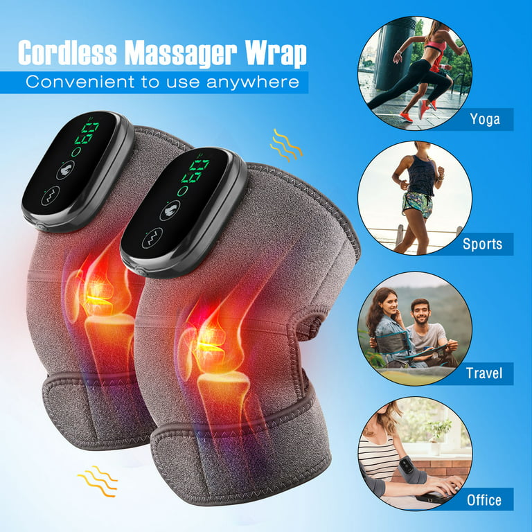 Heated Shoulder Brace Wrap for Pain Relief,Eletric Shoulder Heating  Pad,Shoulder Massager with 3 Adjustable Vibrations and Heating Modes