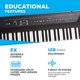 thumbnail image 3 of Paquete de piano digital Alesis Recital con pedal M-Audio SP-2, 3 of 8