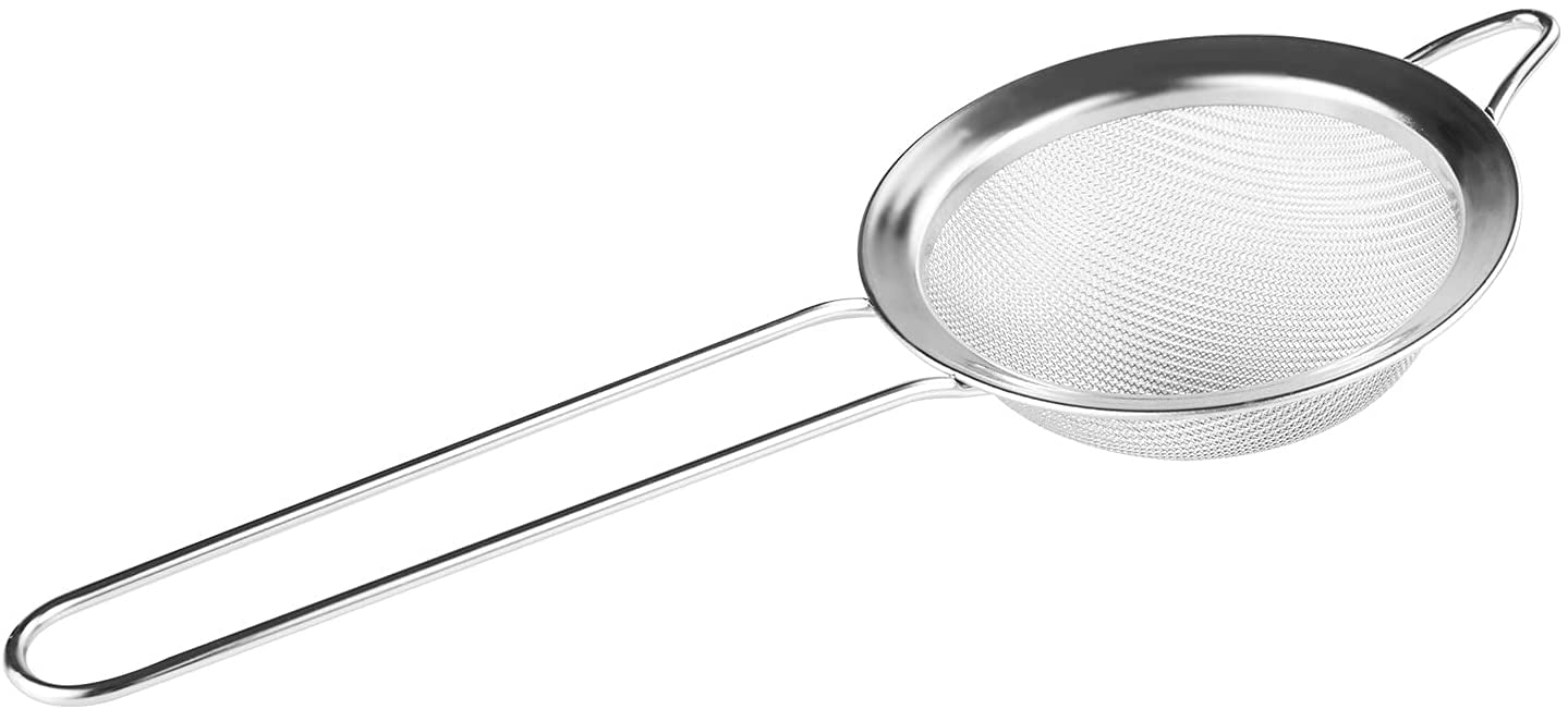 Fine Mesh Stainless Steel Strainer Sifter Sieve Tea Strainer Coffee Strainer Juice Strainer for
