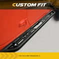 thumbnail image 2 of AMERICAN MODIFIED Side Step Bars for 2018 to 2023 Jeep Wrangler JL, Black, 2 of 7