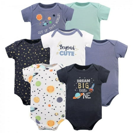 UPC: 0660168599398 | Hudson Baby Infant Boy Cotton Bodysuits  Solar System  0-3 Months