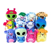 Cows Vs Aliens Multi-Colored Bean-Filled Blind Pack Assortment Plush Collectible Toys.  Styles Will Vary.
