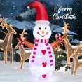 8 FT Christmas Inflatable Snowman, Inflatable Xmas Decorations with