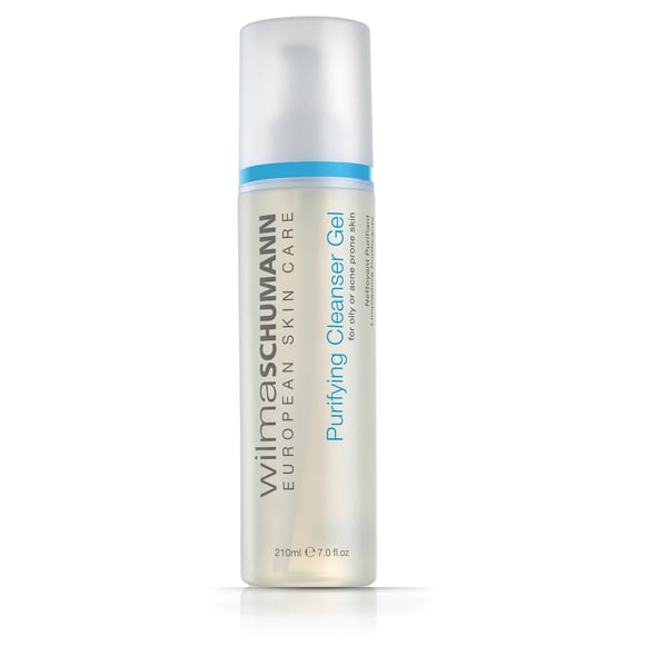 WILMA SCHUMANN Gel limpiador facial purificante - Limpiador facial hidratante diario para pieles propensas al acné o grasas - Gel limpiador facial 7OZ/210ML - Cuidado de la piel de lujo