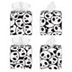 thumbnail image 2 of Balery Cute Panda Face Porta Pañuelos de Cuero con Estampado – Funda Moderna Cuadrada para Caja de Pañuelos, Dispensador 5x5x5'', 2 of 7