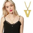 thumbnail image 1 of Xihbxyly Collar con Colgante de Cadena con 26 Letras y Nombre En Inglés para Mujer, 1 of 5