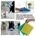thumbnail image 3 of Swedish Dishcloths for Kitchen, Resusable Paper Towels for Cleaning Dishes & Countertops, 10-Pack Ultra Absorbant Eco Friendly Wash Cloths, Biodegradable, Safe for All Surfaces, 3 of 5