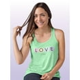 thumbnail image 2 of Love Pastel Dots Colors Racerback Tank Women -Image by Shutterstock, Female XX-Large, 2 of 4