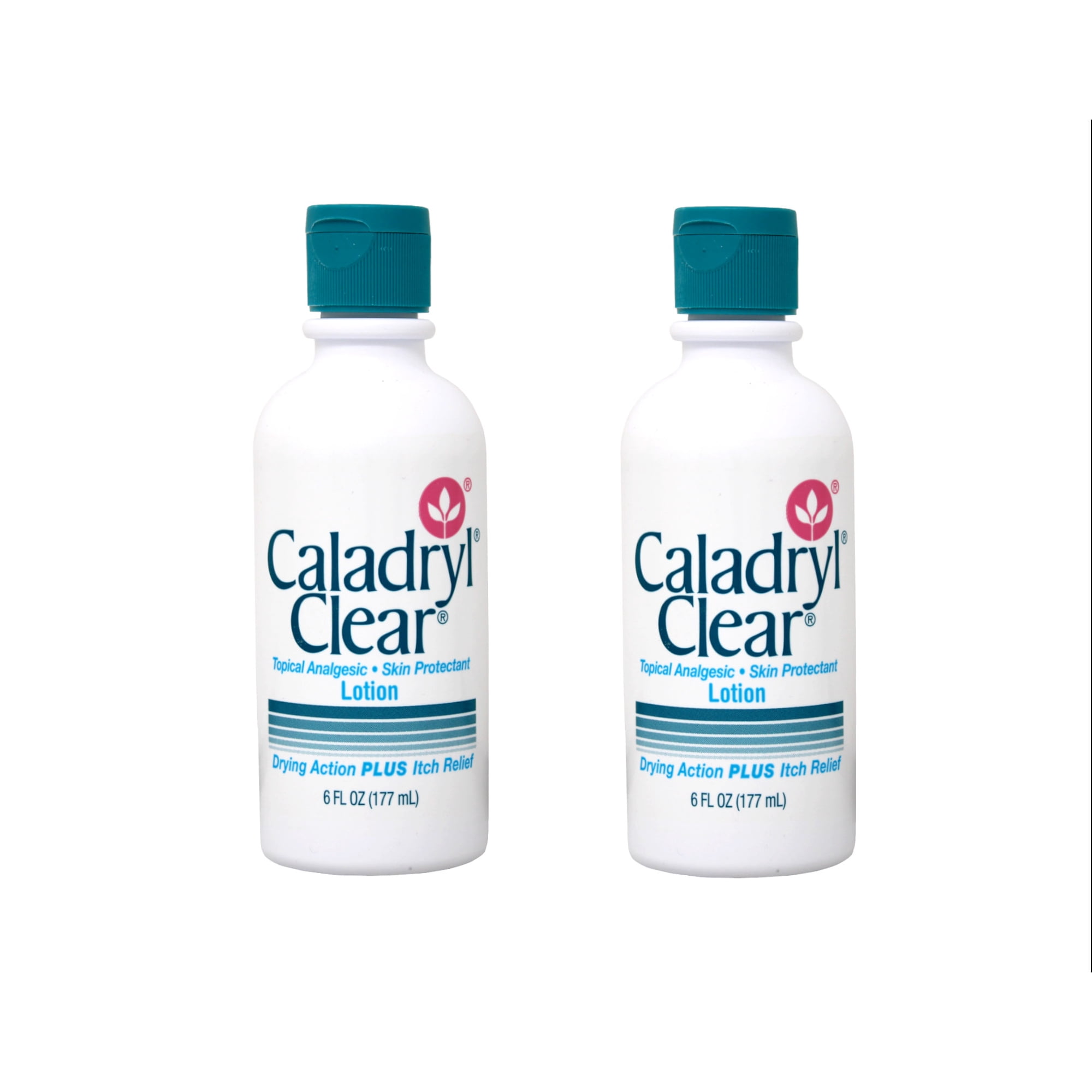 2 Pack - Caladryl Clear Skin Protectant Lotion 6 oz Each