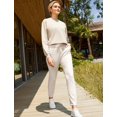 thumbnail image 2 of Pantalones CRZ YOGA Deportivos de Tobillo Estirables 27" Blancos XL, 2 of 5