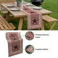 thumbnail image 5 of Farmhouse Table Runner - 72 Inch Long, Kitchen Dining Table Runner Dresser Scarves, Vintage Star Retro Rustic Checked Grid Lodge Farmhouse Decor for Coffee Tables Wedding Party Banquet, 5 of 8