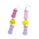 thumbnail image 4 of Pendientes de Pascua Joyería con temática de Pascua Pendientes llamativos para forma de conejo, 4 of 7