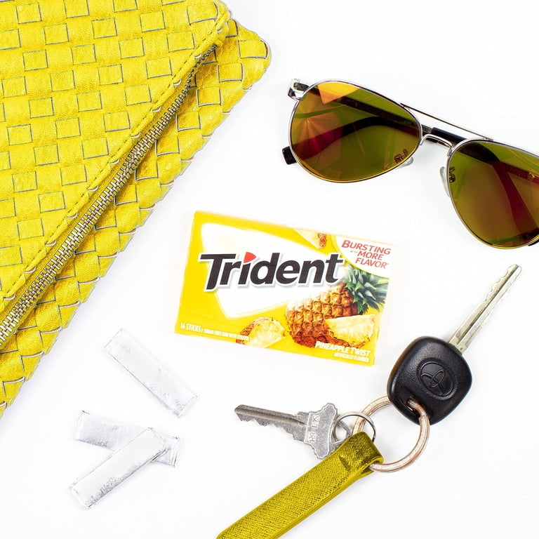 trident disposable vape Pineapple Twist Sugar Free Chewing Gum, Fruit Flavor, 12 Packs of 14 Pieces, 168 Total Gold Bar XL Prefilled Best prefilled pod kits Select Flavor ::Orchid Citrus
