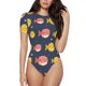 thumbnail image 1 of Balery Cute Puffer Fish Body de cuello redondo de manga corta para mujer Tops de manga corta Tops básicos-Small, 1 of 7