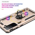 thumbnail image 6 of TechCircle Samsung Galaxy S21+ Case, Ring Holder Kickstand Magnetic Hybrid Rugged Shockproof Cover, Gold, 6 of 7