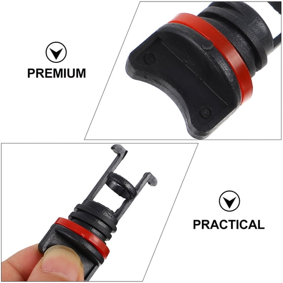 Toyvian 4-Piece Boat Drain Plug Set with Threaded Design, Easy to Install Kayak Accessories, Assorted Colors for Marine Use