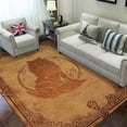 thumbnail image 2 of Fenrir Wolf Viking Rug - Odin'S Wolf Rectangle Area Rug, Area Rug for Living Room & Bedroom, Low‑pile, Non‑slip Backing, Modern Minimalist Style, Noise‑reducing & Floor‑protecting, 2 of 5
