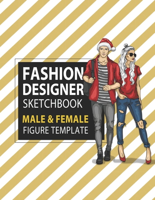 Male and female joint fashion croquis Male and female joint fashion croquis