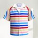 thumbnail image 5 of Camisa de Manga Camisas de playa Hombres con botones Cuello vuelto Cuello en V Traje diario Kuymtek Blanco T 3EG para Hombre, 5 of 7