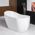 thumbnail image 2 of WOODBRIDGE 54" Freestanding Bathtub Contemporary Soaking Tub BTA1507-C, 2 of 8