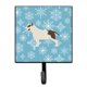 thumbnail image 1 of Caroline's Treasures Winter Snowflake Bull Terrier Correa o llavero BB3578SH4, pequeño, multicolor Caroline's Treasures BB3578SH4, 1 of 1