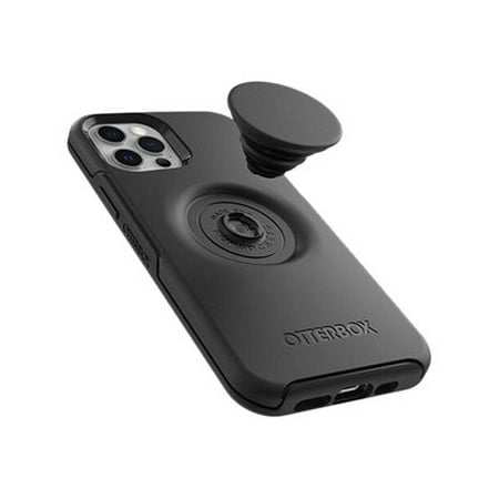 OtterBox - Otter + Pop Series for Apple® iPhone® 12 and iPhone 12 Pro - Black